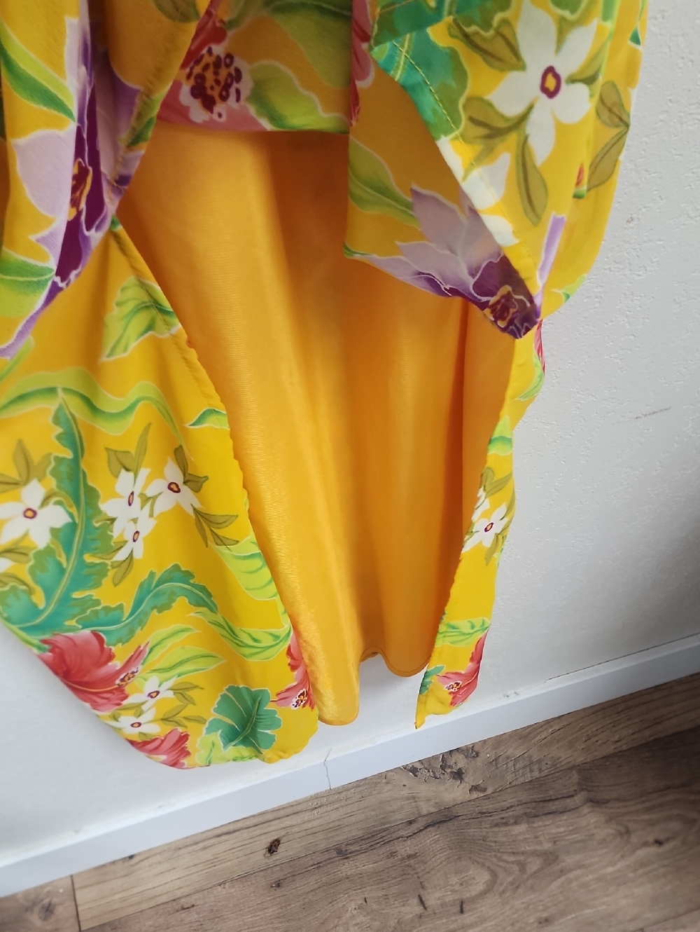 A Wild Thyme Floral Maxi Dress Tropical, Hawaiian Women's Plus Size 16 - Picture 7 of 9
